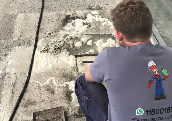 Limpieza con Sistema Hidrojet